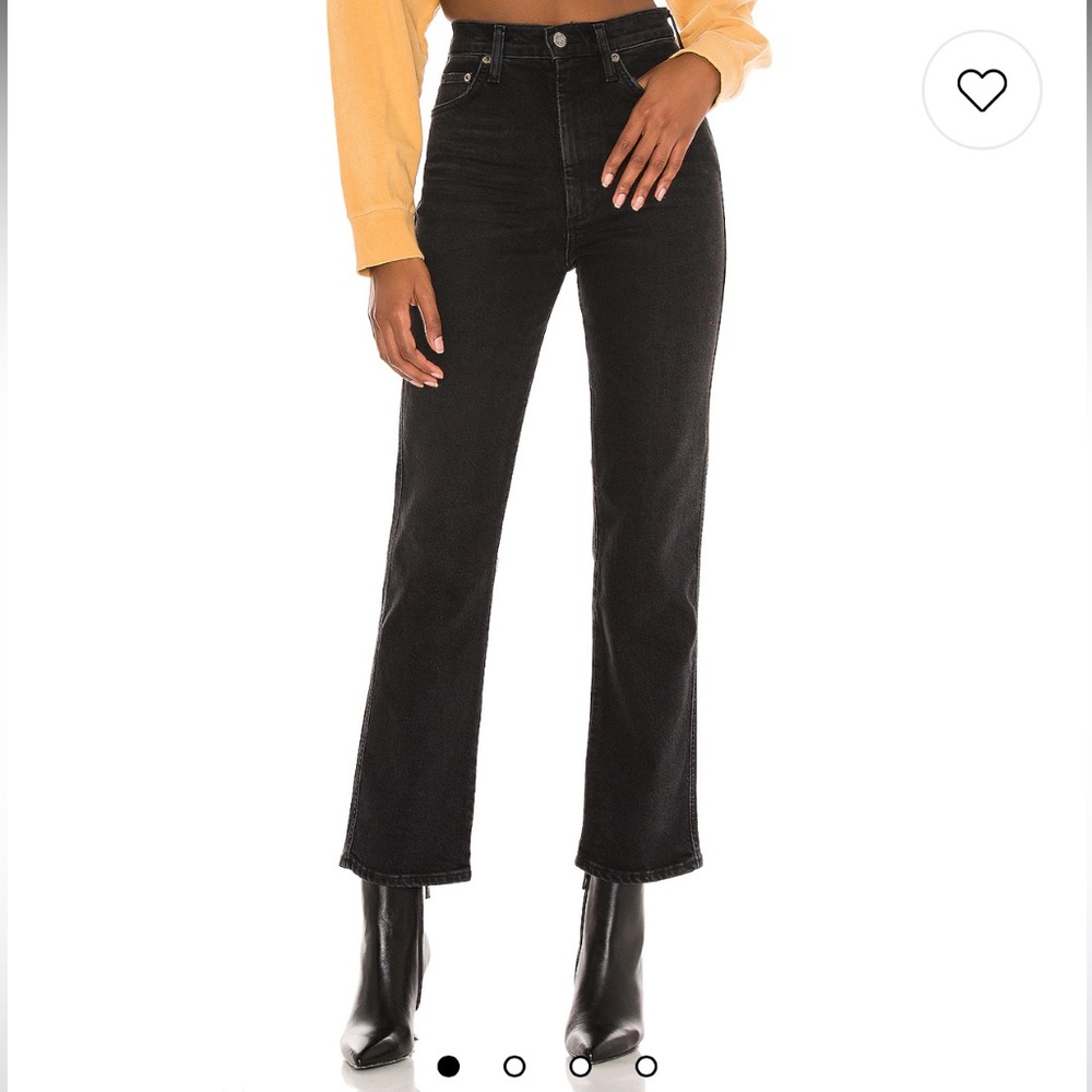 Agolde Pinch Waist High Rise Kick Flare in Panoramic